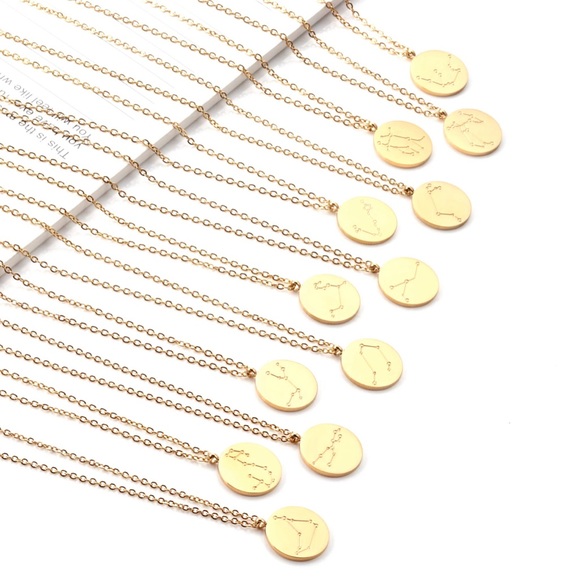 ✨Leo Constellation Engraved Necklace✨ - Picture 2 of 4